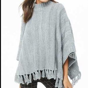 NWT Forever 21 sweater poncho